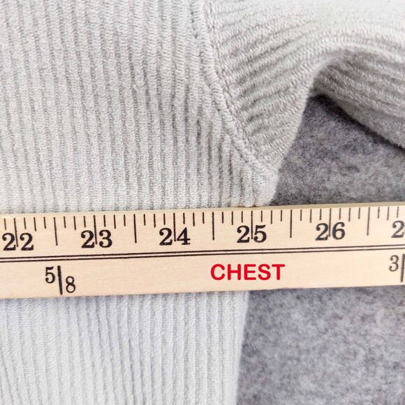 Aerie Pullover Womens Sz L Pastel Green Hoodie Waffle Knit Drawstring Cotton - Picture 5 of 12